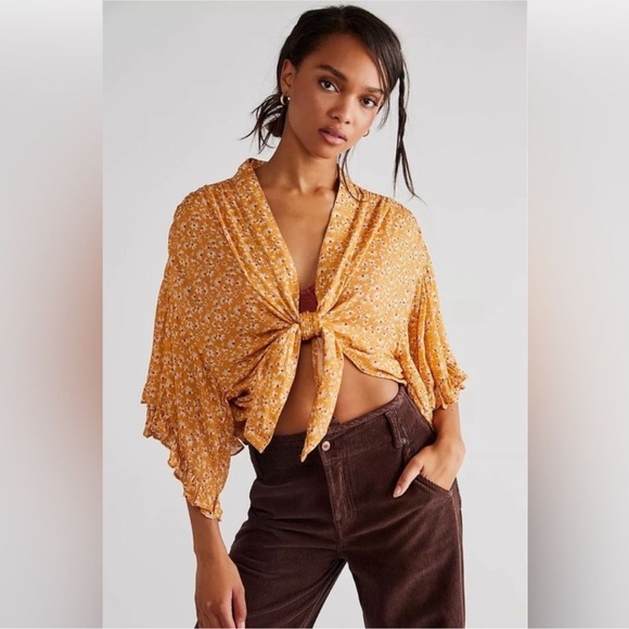Free People Tops - Free People Calisto Honey Top